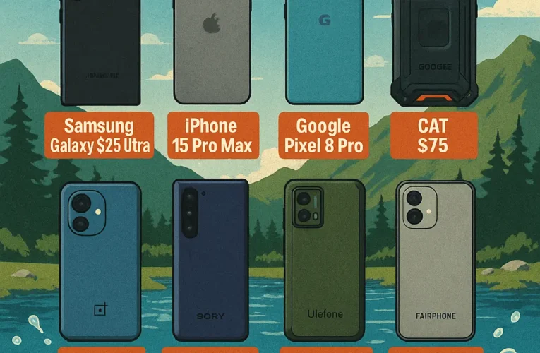 10 Best Waterproof Phones for Outdoor Use in 2025