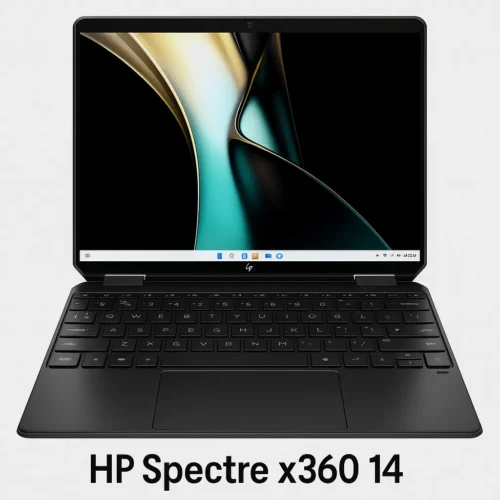 HP Spectre x360 14, best laptop long life battery in 2025