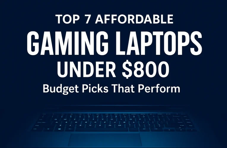 Top 7 Affordable Gaming Laptops Under $800 – Budget Picks That Perform [2025 Guide]