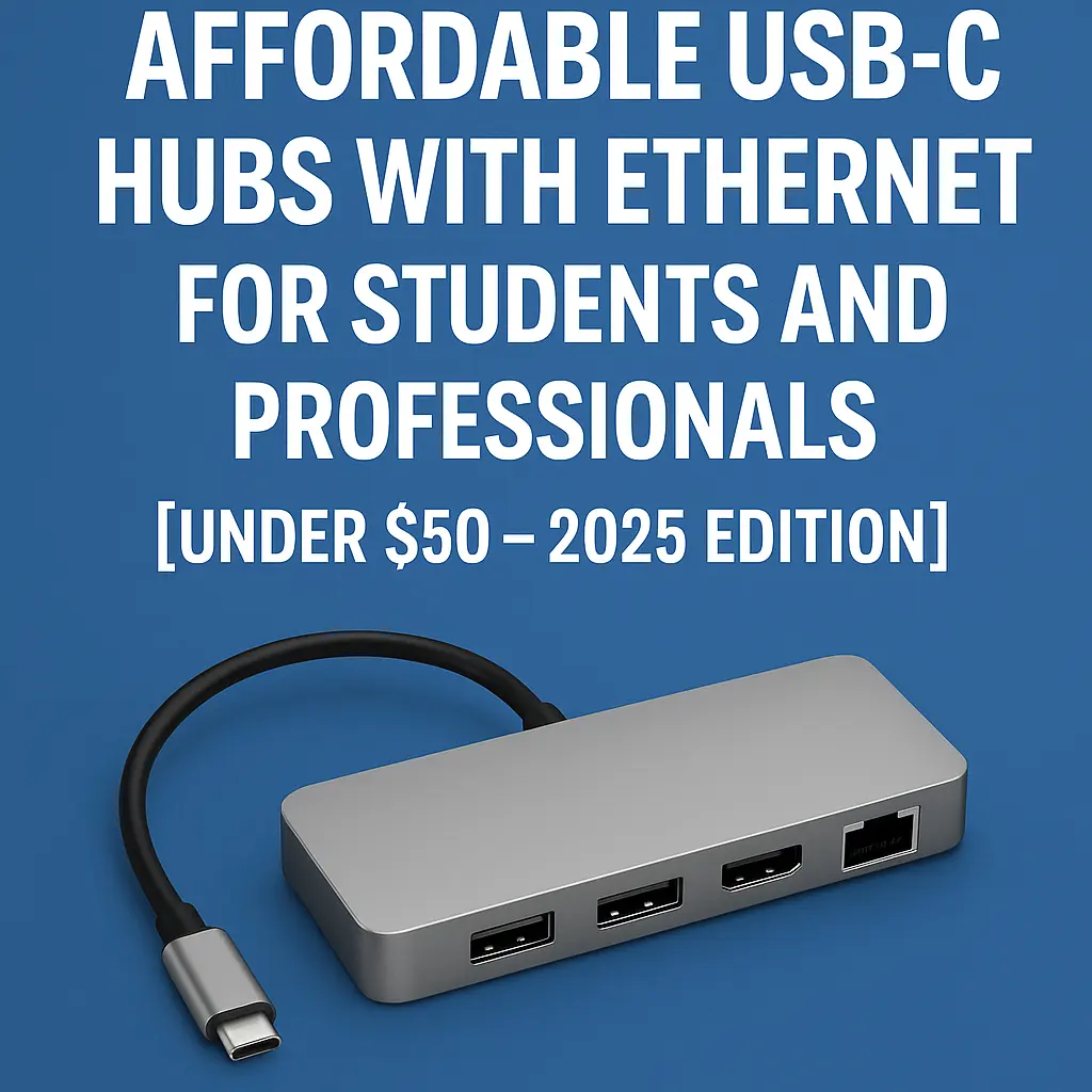 Affordable USB-C Hubs with Ethernet for Students and Professionals Under $50 – 2025 Edition