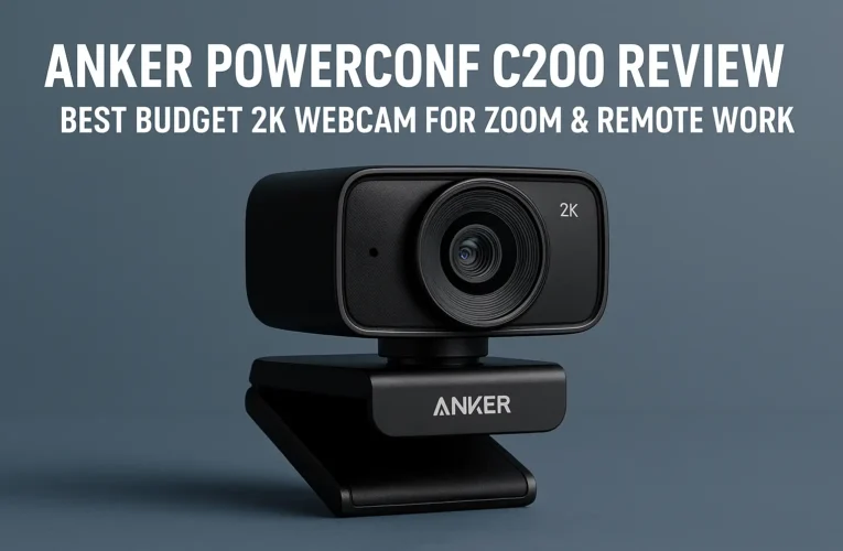 Anker PowerConf C200 Review (2025) – Best Budget 2K Webcam for Zoom & Remote Work