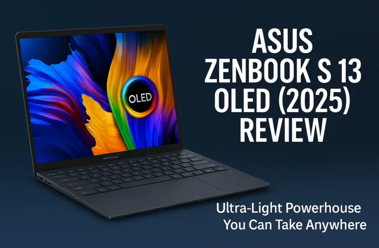 Asus Zenbook S 13 OLED (2025) Review – Ultra-Light Powerhouse You Can Take Anywhere