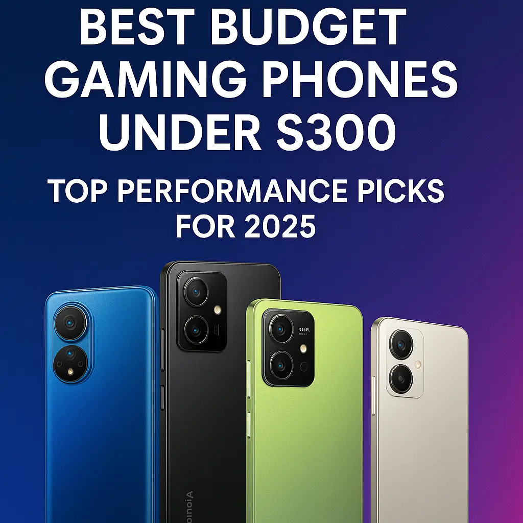 Best Budget Gaming Phones Under $300 – Top Performance Picks for 2025 7 Top budget gaming phones under $300 in 2025 with colorful smartphone designs