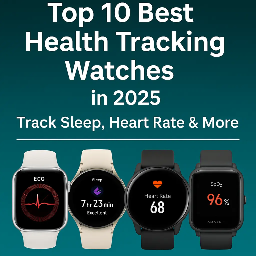 Top 10 Best Health Tracking Watches in 2025 – Track Sleep, Heart Rate & More