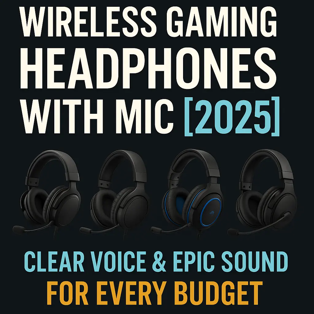 Best Wireless Gaming Headphones with Mic 2025 – Clear Voice & Epic Sound for Every Budget