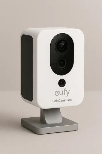 Eufy SoloCam S340 Smart Home Security Camera with Solar Panel