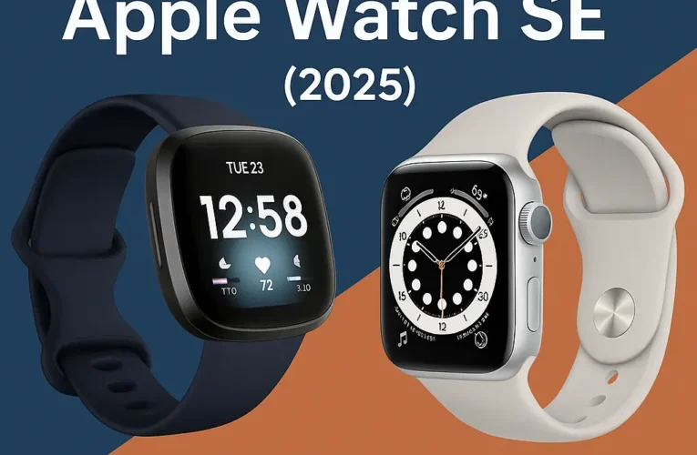 Fitbit Versa 4 vs Apple Watch SE (2025) – Which Smartwatch Is Better for You?