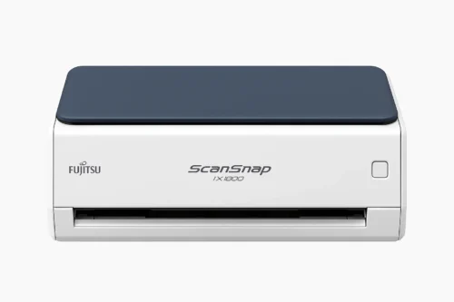 Front view of Fujitsu ScanSnap iX1300 compact document scanner review
