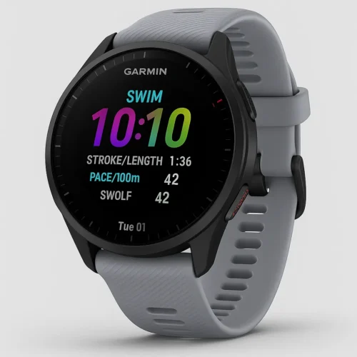 Garmin Forerunner 265 with AMOLED display and swim metrics – ideal GPS smartwatch for running and swimming in 2025