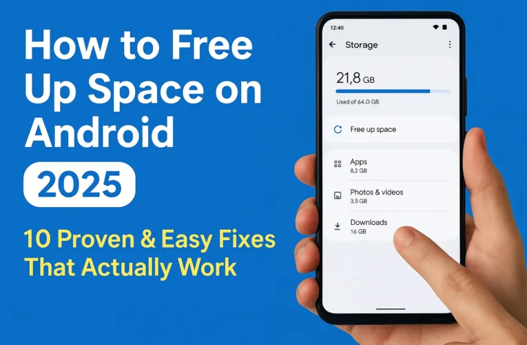 How to Free Up Space on Android in 2025 – 10 Proven & Easy Fixes That Actually Work