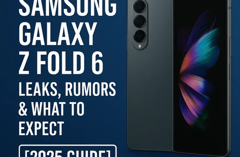 📰 Samsung Galaxy Z Fold 6 – Leaks, Rumors & What to Expect [2025 Guide]