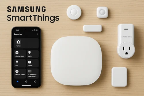 Samsung SmartThings Hub and Devices with Mobile App 2025