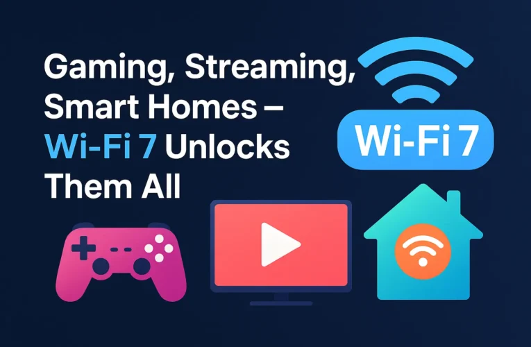 Gaming, Streaming, Smart Homes – Wi-Fi 7 Unlocks Them All