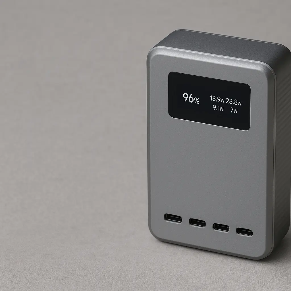 Zendure SuperTank Pro Review (2025) – Is It Still a Top Power Bank for Laptops & Travel? 7 Zendure SuperTank Pro 2025 portable power bank with OLED display and four USB-C ports