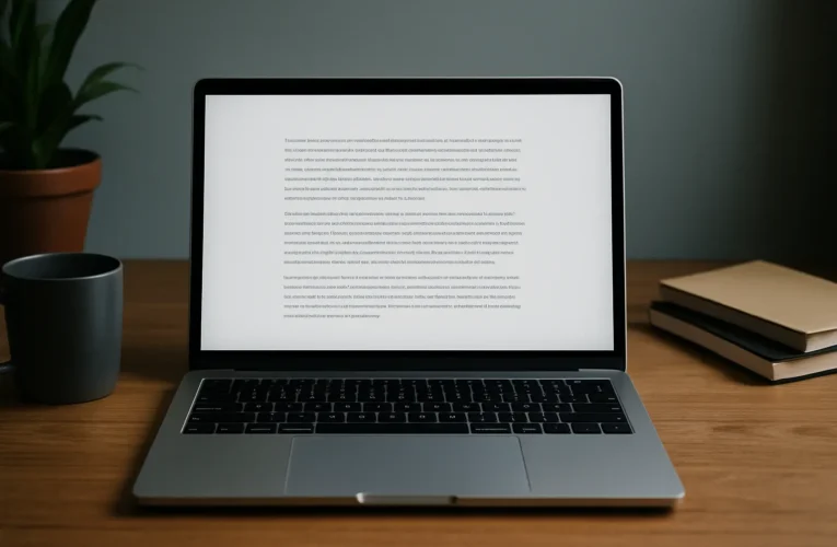 No Distractions, Just Words – Best Laptops for Writers & Bloggers in 2025