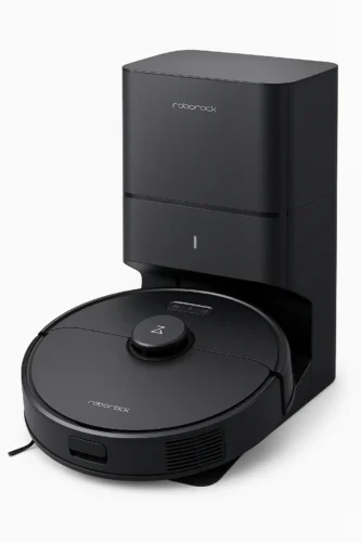 Talk, Don’t Tidy – Robot Vacuums That Sync with Alexa for 2025 Smart Homes 8 Roborock Q8 Max+ robot vacuum with auto-empty dock on white background